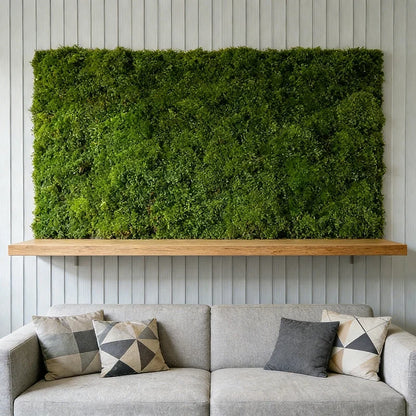 20' x 20' Faux Moss Mat - Artificial Green Moss Sheet for Planters, Crafts, DIY Decor & Fairy Gardens