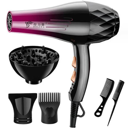 Professional Hair Dryer 1200W/2200W – High Power Blow Dryer Brush for Salon & Barber Hairdressing