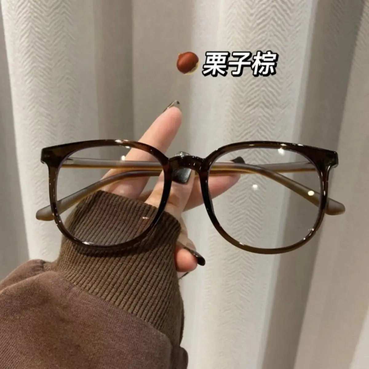 Transparent Round & Square Blue Light Blocking Glasses for Men & Women – Anti-Glare Computer Eyewear