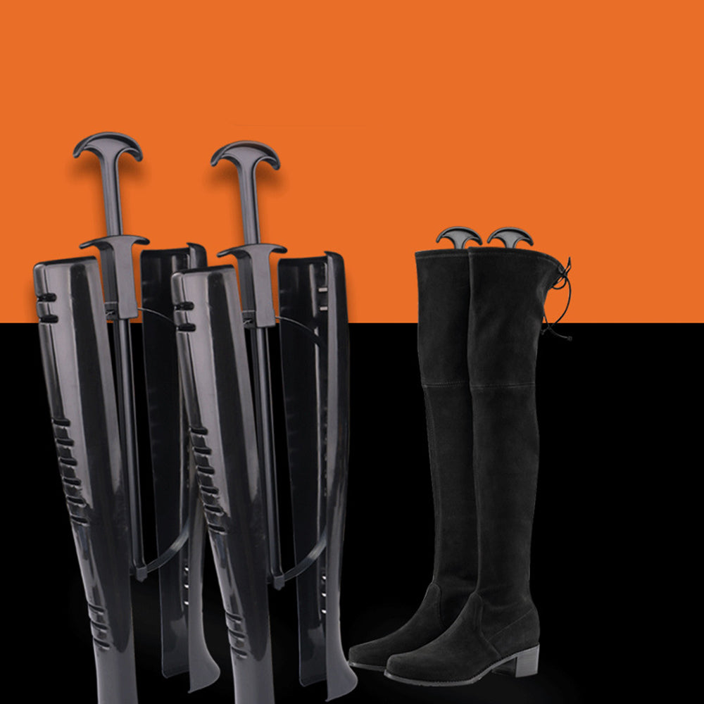 Boots Stand Holder with Handle – Anti-Crease Boot Shaper & Toe Support for Women’s Long Boots