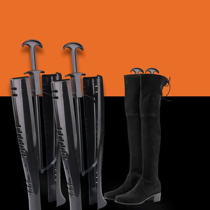 Boots Stand Holder with Handle – Anti-Crease Boot Shaper & Toe Support for Women’s Long Boots