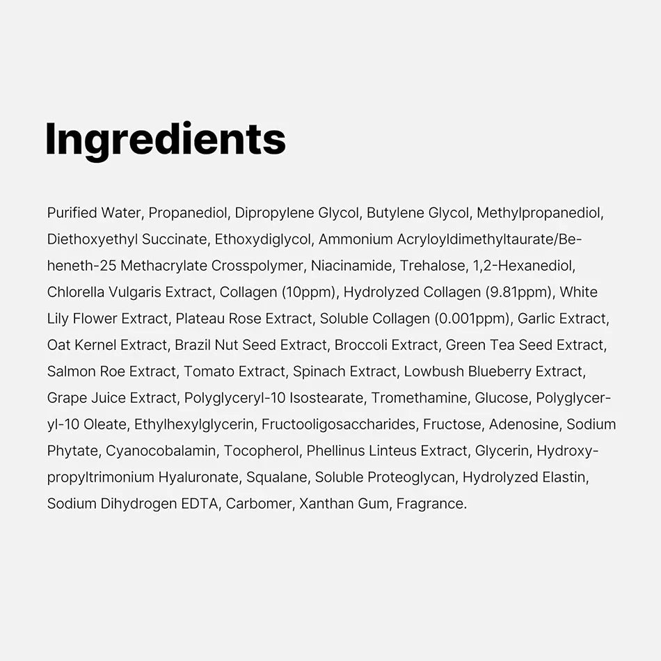 24H Glow & Lifted Collagen Jelly Cream – Niacinamide & Hydrolyzed Collagen for Skin Barrier Strengthening & Moisturizing