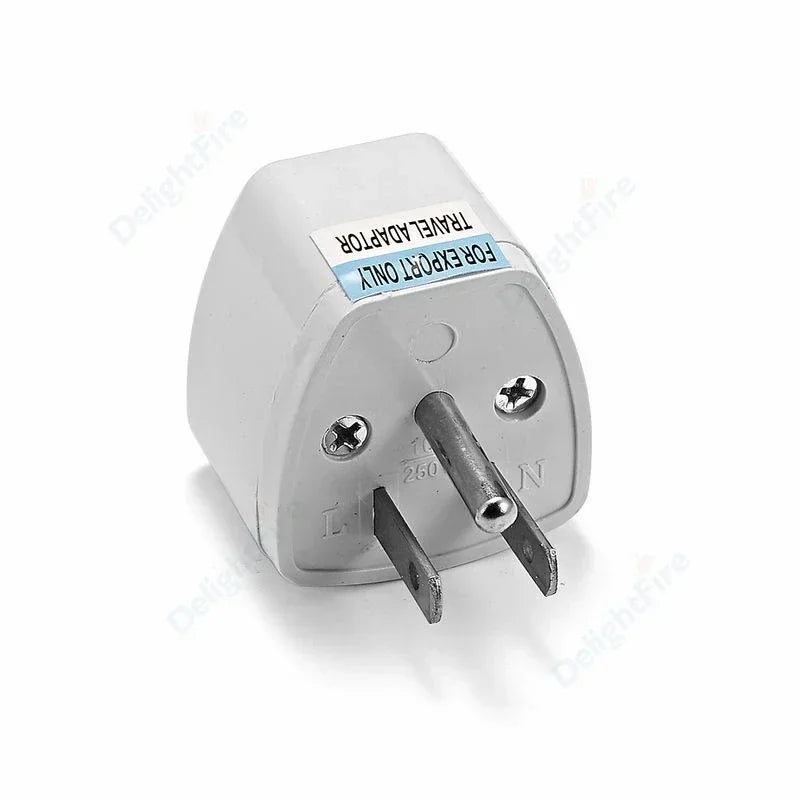 KR Plug Adapter – Multifunction Universal AU, UK, US to EU Type E/F Electrical Socket for France & Spain Travel