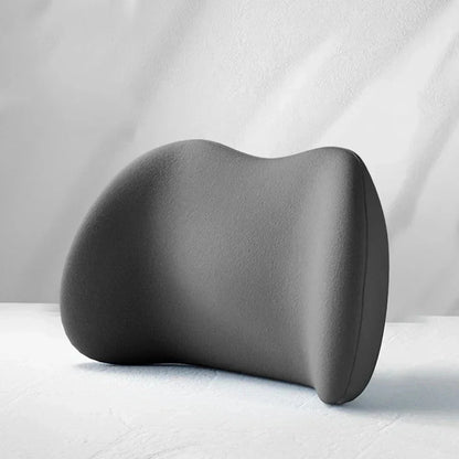 Memory Foam Car Headrest & Lumbar Support Cushion – Ergonomic Neck and Back Pillow for Car & Office Chair