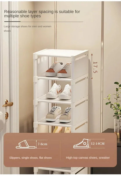 Stackable Shoes Rack Organizer – Multi-Layer Adjustable Shoe Cabinet for Space Saving Home Storage
