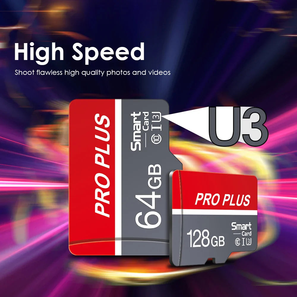 Original High-Speed Memory Card – 4GB to 256GB SD/TF Flash Card for Smartphone & Surveillance Camera