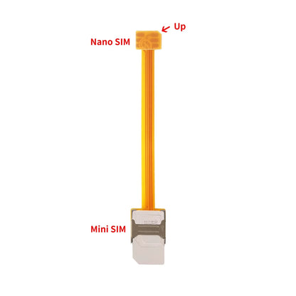 Nano 4FF SIM Card Converter - Nano to Micro 3FF Standard 2FF SIM Adapter