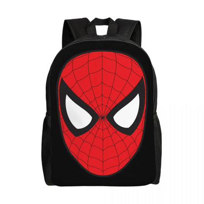 Custom Spider-Man Web Backpack – Water-Resistant School & College Bag for Men and Women