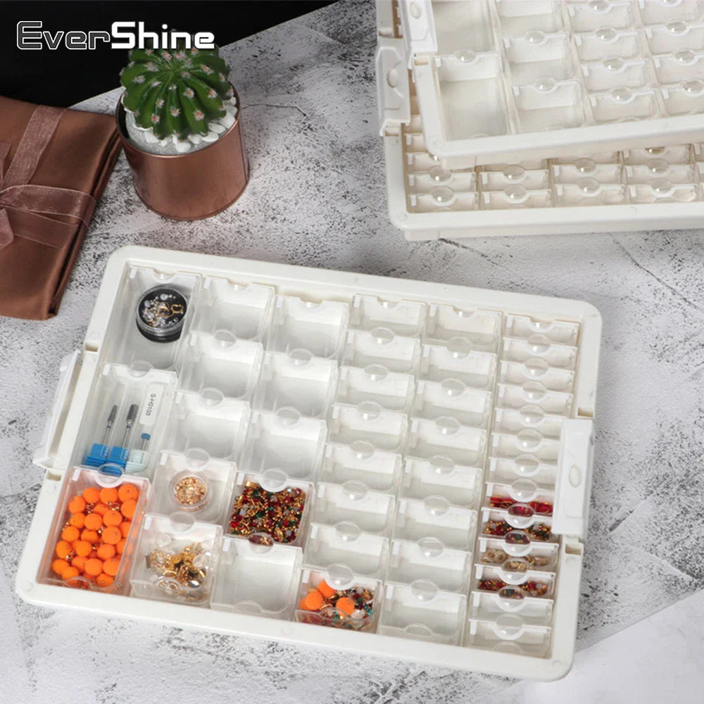 EverShine Diamond Painting Drill Containers – Mosaic Storage Box for Embroidery Tool Accessories 2023 New Arrival