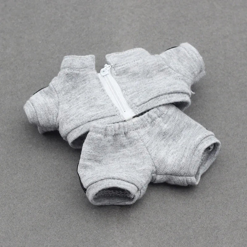 Fashion Sports Outfit for 15cm/17cm Labubu Dolls – Peaked Cap Suit Ropa Labubu Doll Clothes Accessories