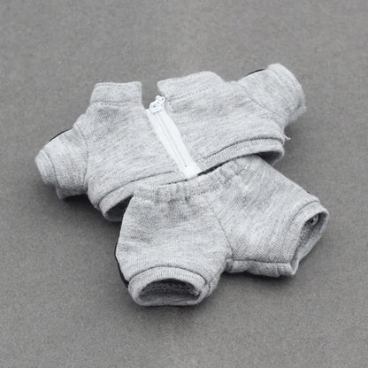 Fashion Sports Outfit for 15cm/17cm Labubu Dolls – Peaked Cap Suit Ropa Labubu Doll Clothes Accessories