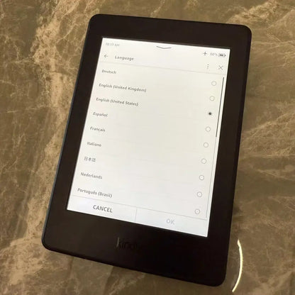Used Kindle Paperwhite 7th/6th Gen – 6" E-Ink E-book Reader with Built-in Light, Good Condition for Kindle & Kobo