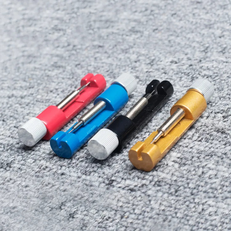 Metal Watch Strap Link Pin Remover Tool — Watch Repair Kit with 3 Extra Pins for Watchmakers