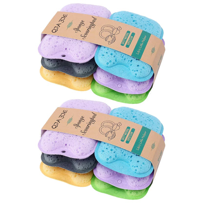 Kitchen Cleaning Sponge - Soft Absorbent Rust Scrubbing Pad for Dishwashing and Household Cleaning
