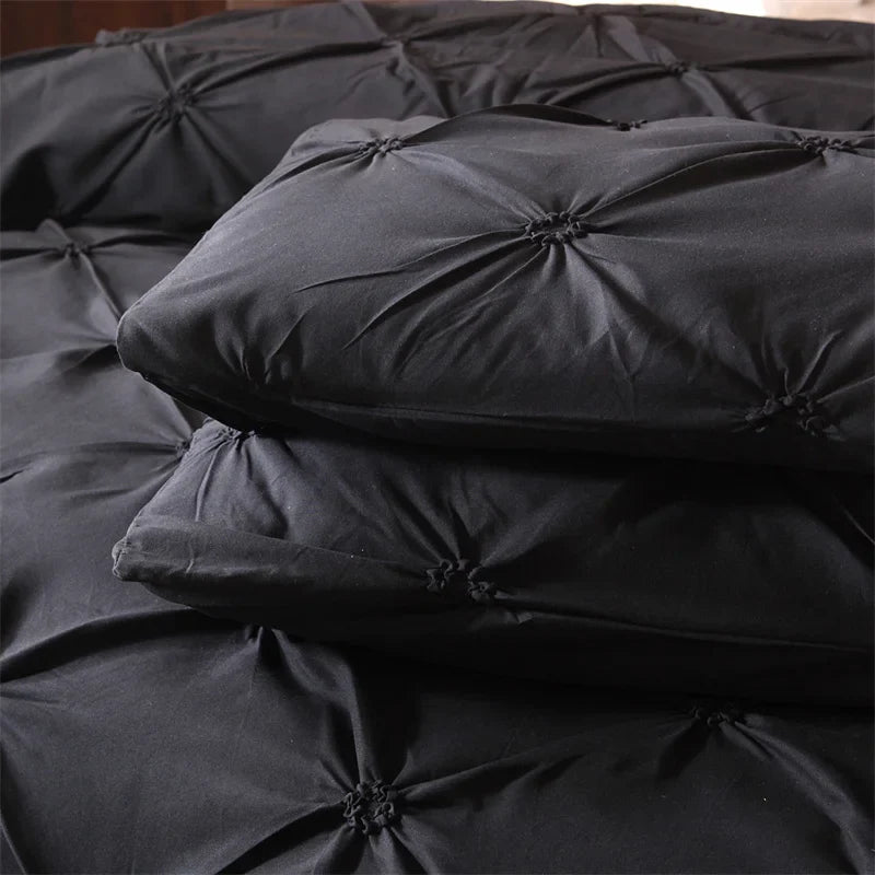 Queen 3-Piece Comfort Set – Gray Bed in a Bag Bedding Set with Duvet Cover & Pillowcases (No Comforter)