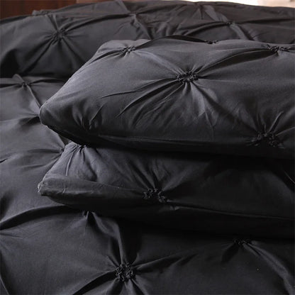 Queen 3-Piece Comfort Set – Gray Bed in a Bag Bedding Set with Duvet Cover & Pillowcases (No Comforter)