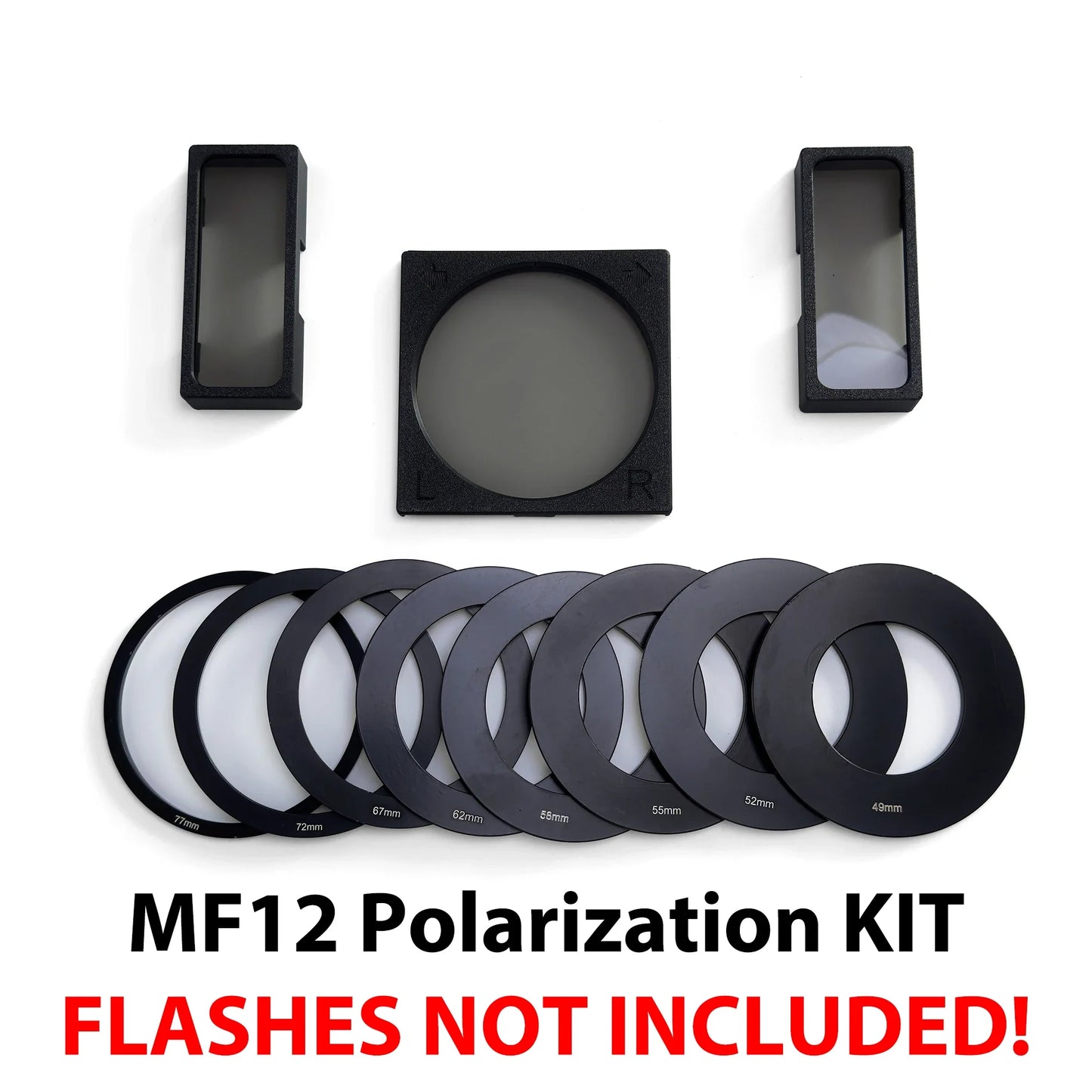 Godox MF12 Dental Photography Polarizer Kit Cross-Polarization Flash Set for Reflection-Free Intraoral & Clinical Imaging