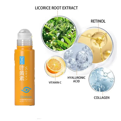 Anti-Dark Circle Eye Serum — Retinol Oil for Wrinkle Removal, Firming, Eye Bag Reduction, Fine Line Fading & Brightening Korean Eye Care