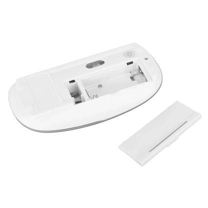 Slim Wireless Keyboard and Mouse Combo – Portable Silent Power-Saving Kit with LED Indicator for Home