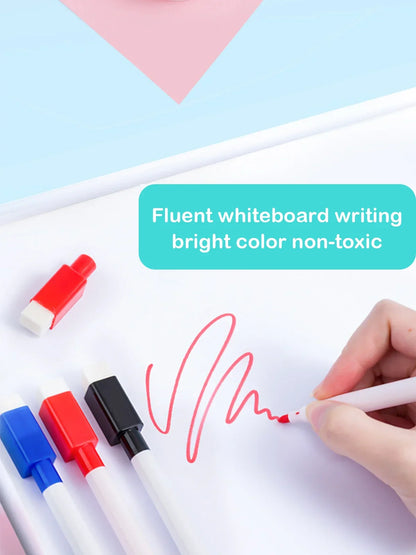 Magnetic Erasable Whiteboard Pen — Colored Blackboard Marker for Classroom, Office, Note-Taking & Teaching Supplies
