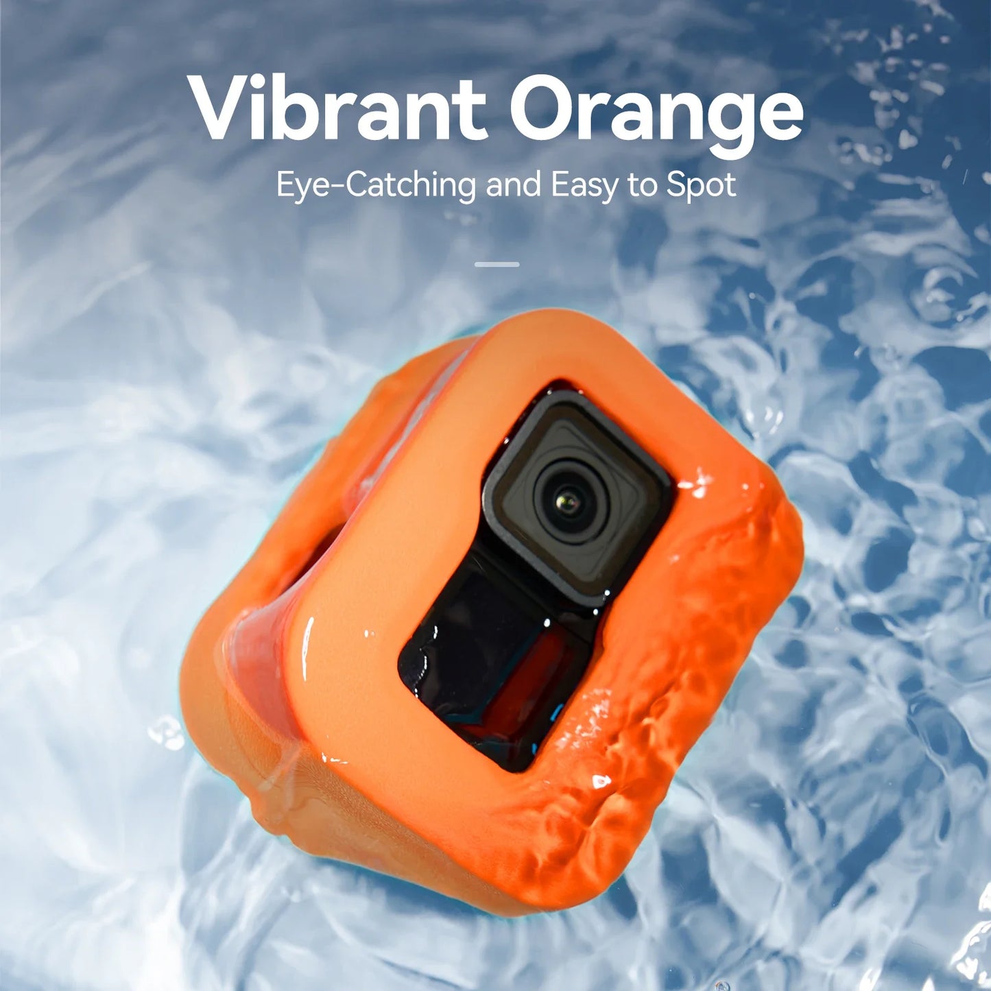 TELESIN Floating Waterproof Case – Buoyant Protective Diving Shell for GoPro Hero 9/10/11/12/13