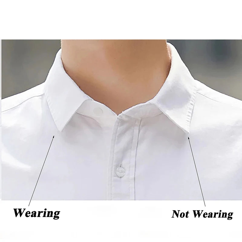 3 Size Stainless Steel Collar Stays for Men - Collar Support Inserts, Business Gift, Shirt Bone Stiffeners