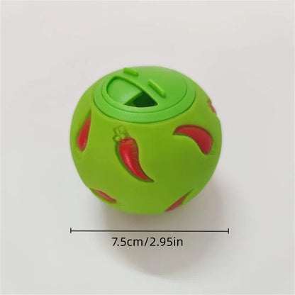 Rabbit Treat Ball Slow Feeder Toy – Bite-Resistant Interactive Snack Dispenser for Rabbits, Ferrets, Cats & Hamsters