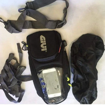 New Motorcycle Fuel Bag with Mobile Phone Navigation Tank - Multifunctional Small Oil Reservoir Package for GIVI