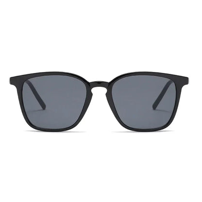 2025 Fashion Square Sunglasses — Retro Designer Cat Eye Shades for Women, Vintage Black UV Protection
