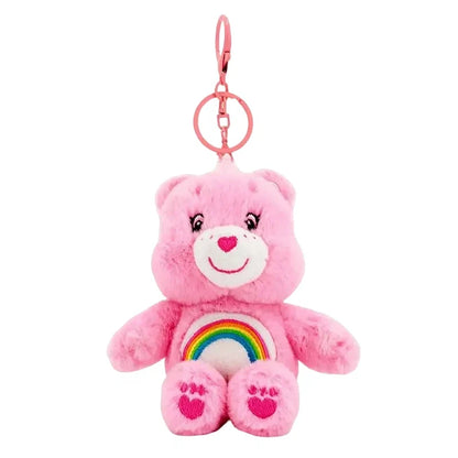 Care Bears Plush Keychain - 15cm Squeaky Bear Pendant for Backpack & Luggage Gift