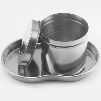 Stainless Steel Kidney-Shaped Sterilized Tray – Medical, Dental & Surgical Tweezers Container Jar