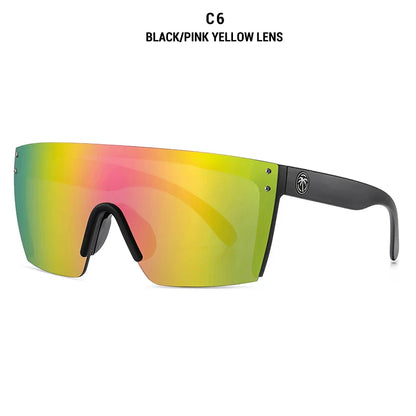 NEW Luxury Brand Mirrored Polarized Sunglasses — Men’s Sport Goggles with UV400 Protection & Case