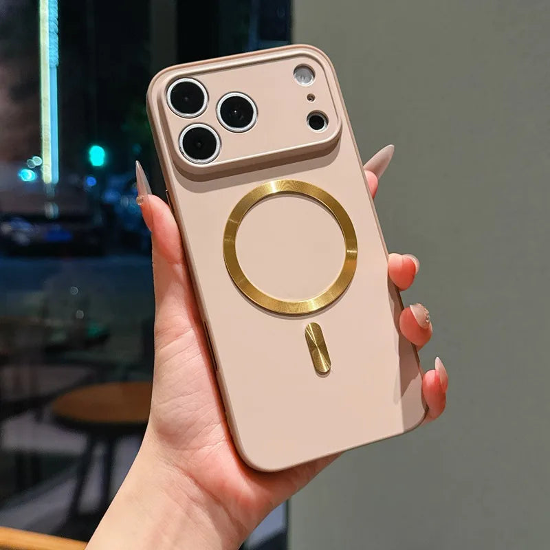 Luxury Skin Feel Magnetic Phone Case - Camera Protection Soft Cover for Xiaomi 12T, 13T, 14T, 15T & 17T Pro Series