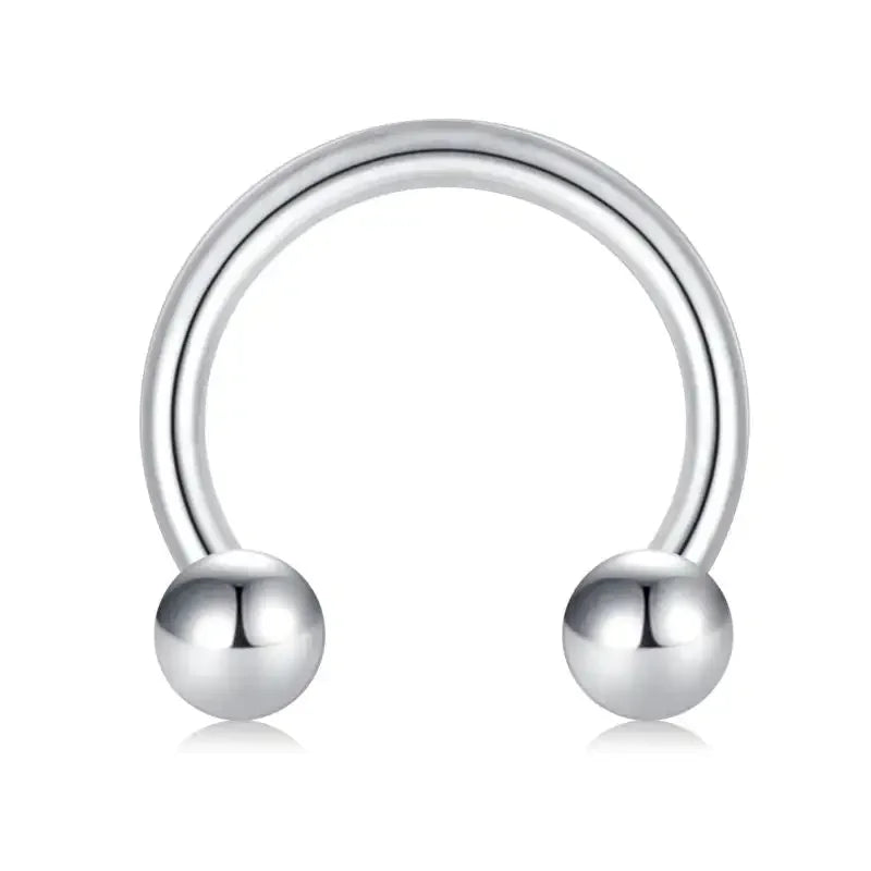 Stainless Steel Nose & Septum Rings – 12G/14G/16G/20G Piercings for Women & Men, Helix & Body Jewelry