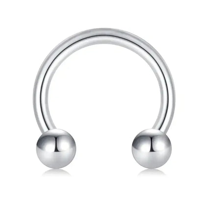 Stainless Steel Nose & Septum Rings – 12G/14G/16G/20G Piercings for Women & Men, Helix & Body Jewelry