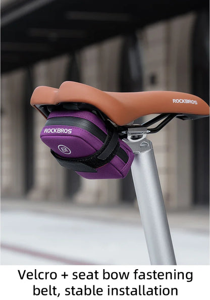 ROCKBROS Mini Bike Tail Bag – Lightweight Road Bicycle Storage for Tools & Accessories