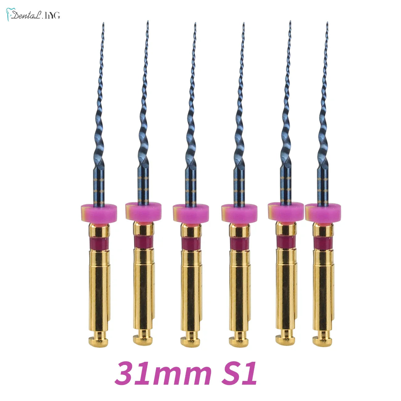 Dental SX-F3 Blue Nitinol Rotary Files – Endodontic Root Canal Engine Tool for Dentistry
