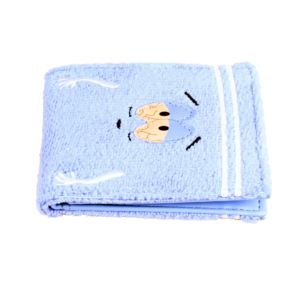 Anime Fashion Wallet with Towel Cloth Embroidery - Designer Personalized ID Card Holder