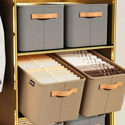 Thick Clothes Organizer Storage Box — Drawer Cabinet for Pants, Sweaters, Jeans, and Wardrobe Clothes