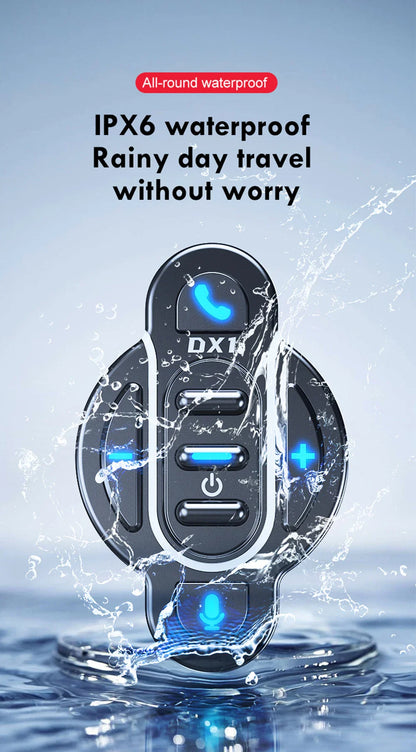 Universal Smart Bluetooth 5.4 Remote Control – Waterproof Wireless Media Controller for Helmet Earphone, Motorcycle & Bike Handlebar