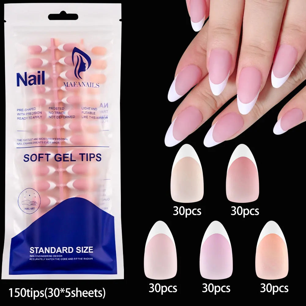 576PCS Colorful Press-On Fake Nails Set – Black & Red Oval/Square Short Full Cover Nail Tips for Salon-Style Nail Art