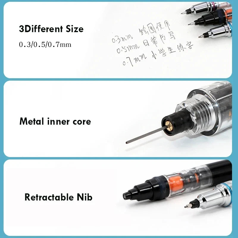 Japan UNI KURA TOGA Mechanical Pencil 0.5mm: Automatic Rotation Drawing - M5-559 Special Pencil for Cute School Supplies