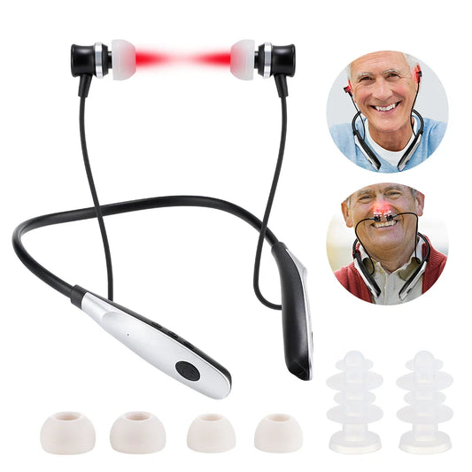 Rechargeable Portable Nasal and Ear Canal Laser Irradiator – Neck-Hanging 650nm Light Wave for Nasal and Ear Care