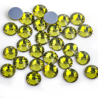 Premium Hot Fix Rhinestones – High Quality Glass Crystal Flatback Iron-On Glitter Rhinestones for Clothing & Crafts