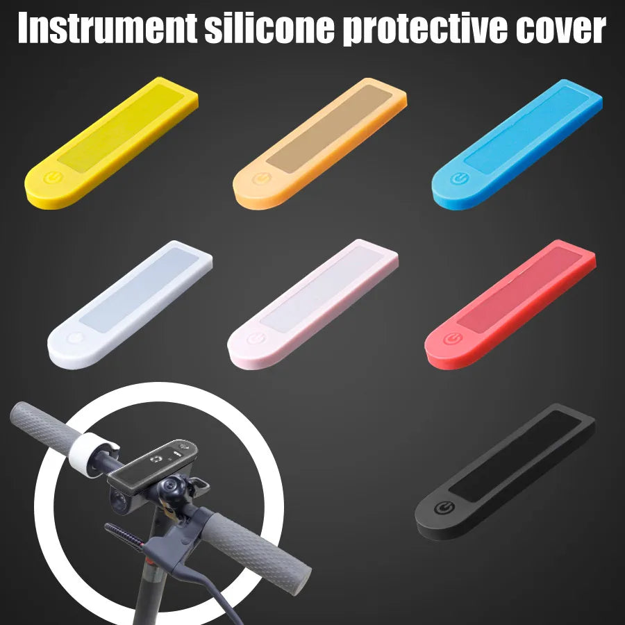 Waterproof Silicone Protective Cover for Xiaomi M365, 1S, Pro, Pro2, MI 3 Electric Scooter Dashboard - Durable Display Screen Case