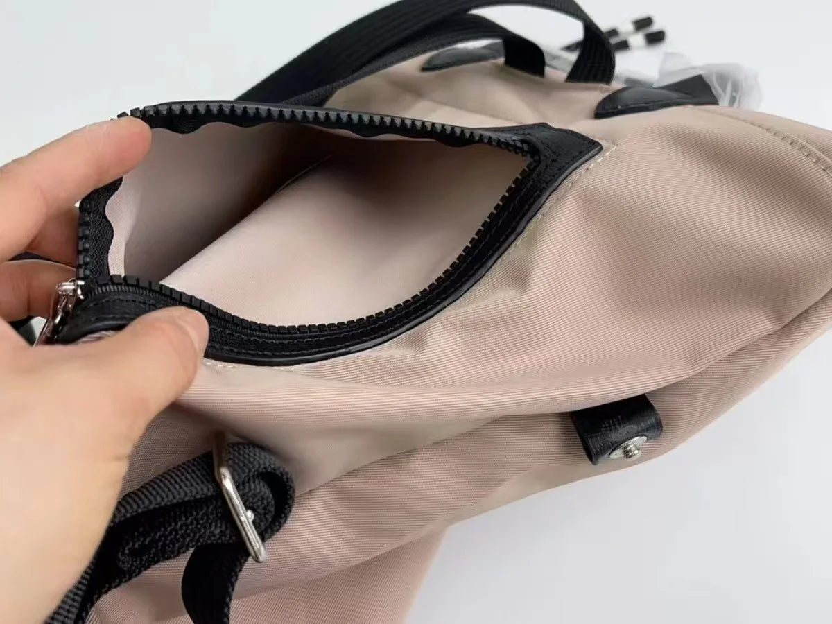 Large Capacity Travel Backpack – Nylon Shoulder Bag for Men & Women, Eco-Friendly Laptop Bag