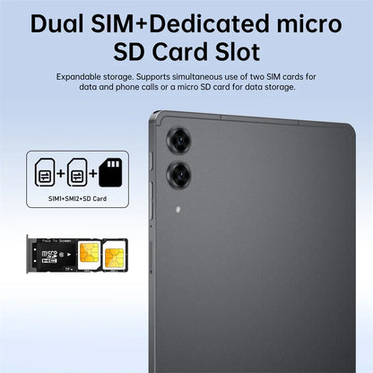 10.1" S10 Ultra Kids Tablet – Global Edition Android 15, 5G Dual SIM, Gaming Tablet 22GB+2TB, 10000mAh