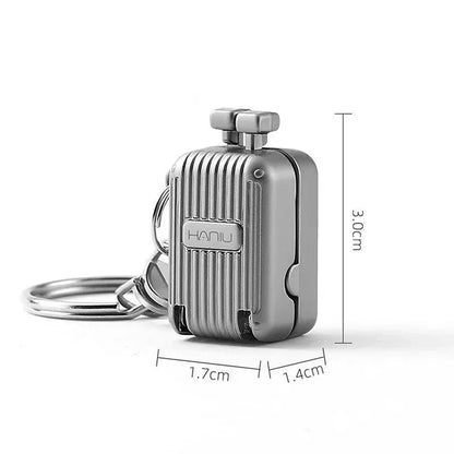 Exquisite Foldable Nail Clippers Keychain – Stainless Steel Fingernail & Toenail Manicure Trimmer