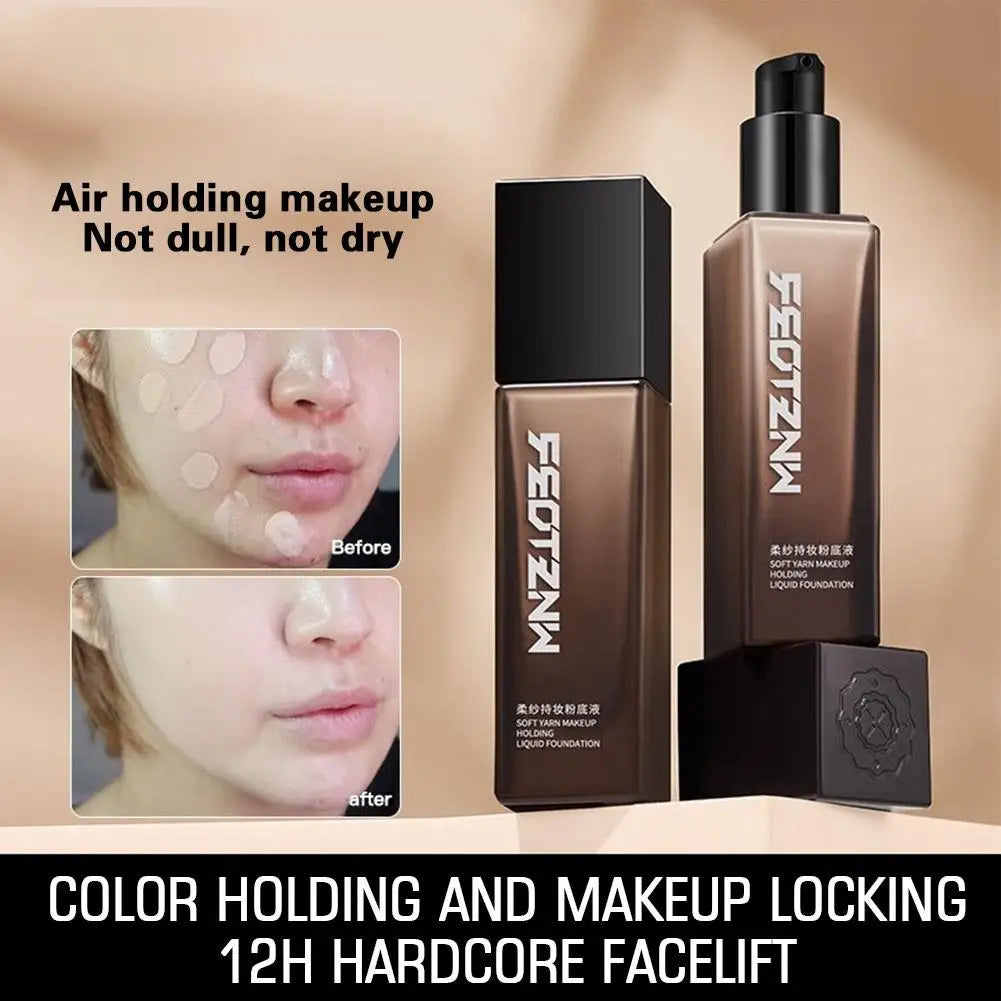30g Liquid Foundation – Full Coverage, Waterproof & Hydrating Makeup for Natural White Longwear Face Concealer Care