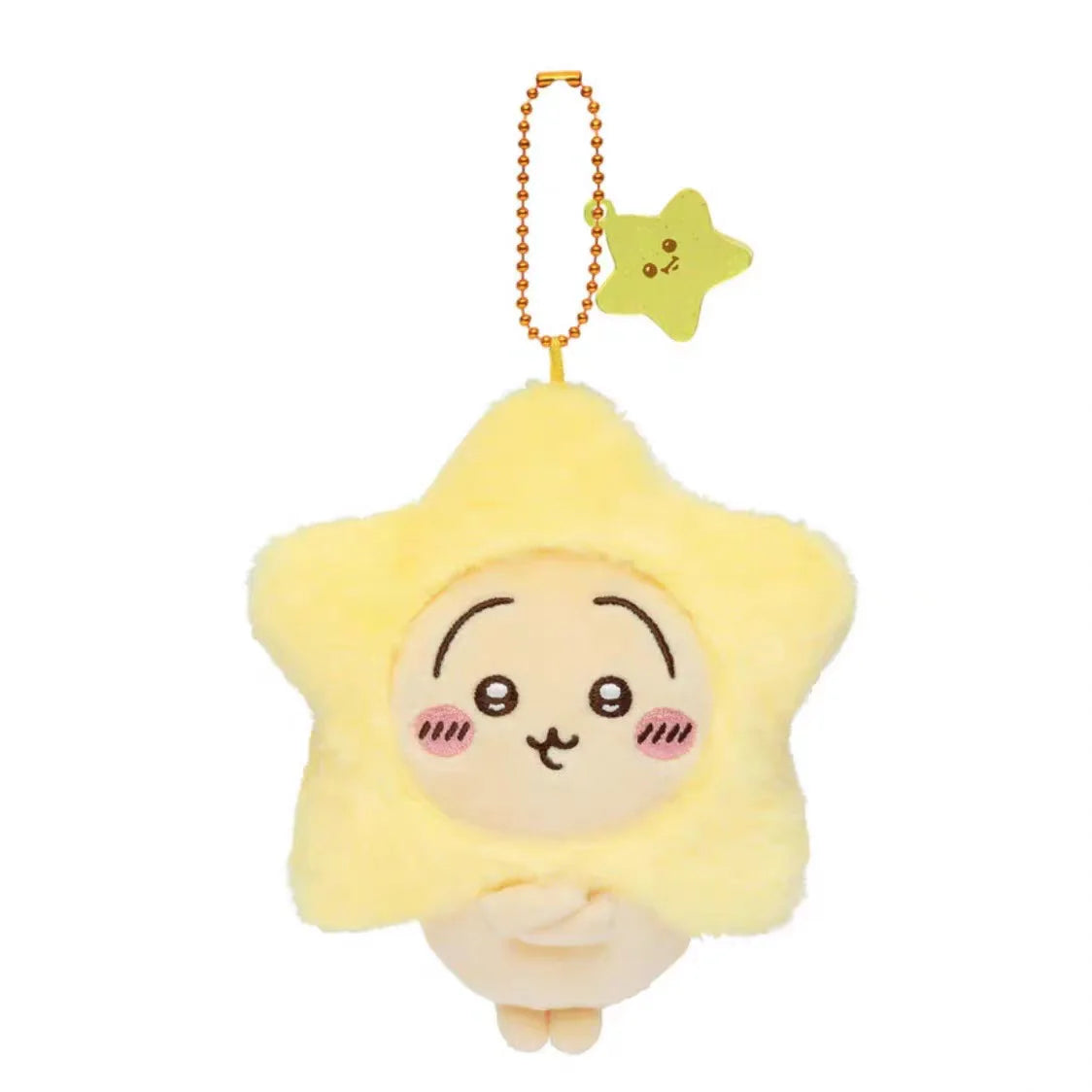 Chiikawa Star Wish Plush Keychain — Cute Usagi Hachiware Flying Squirrel with Star Pendant Stuffed Toy Gift